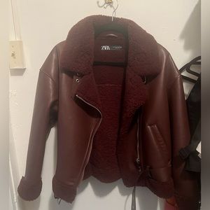 Really cute Zara maroon jacket